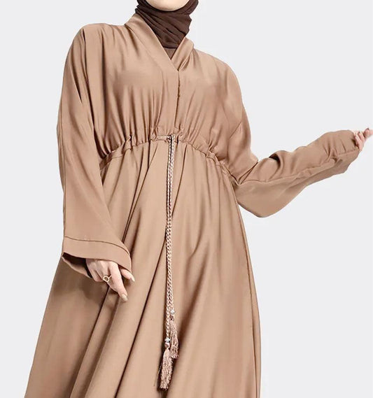Mocha Fozia Abaya - Islamic Pixels