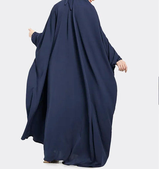 Navy 1 Piece Jilbab - Islamic Pixels