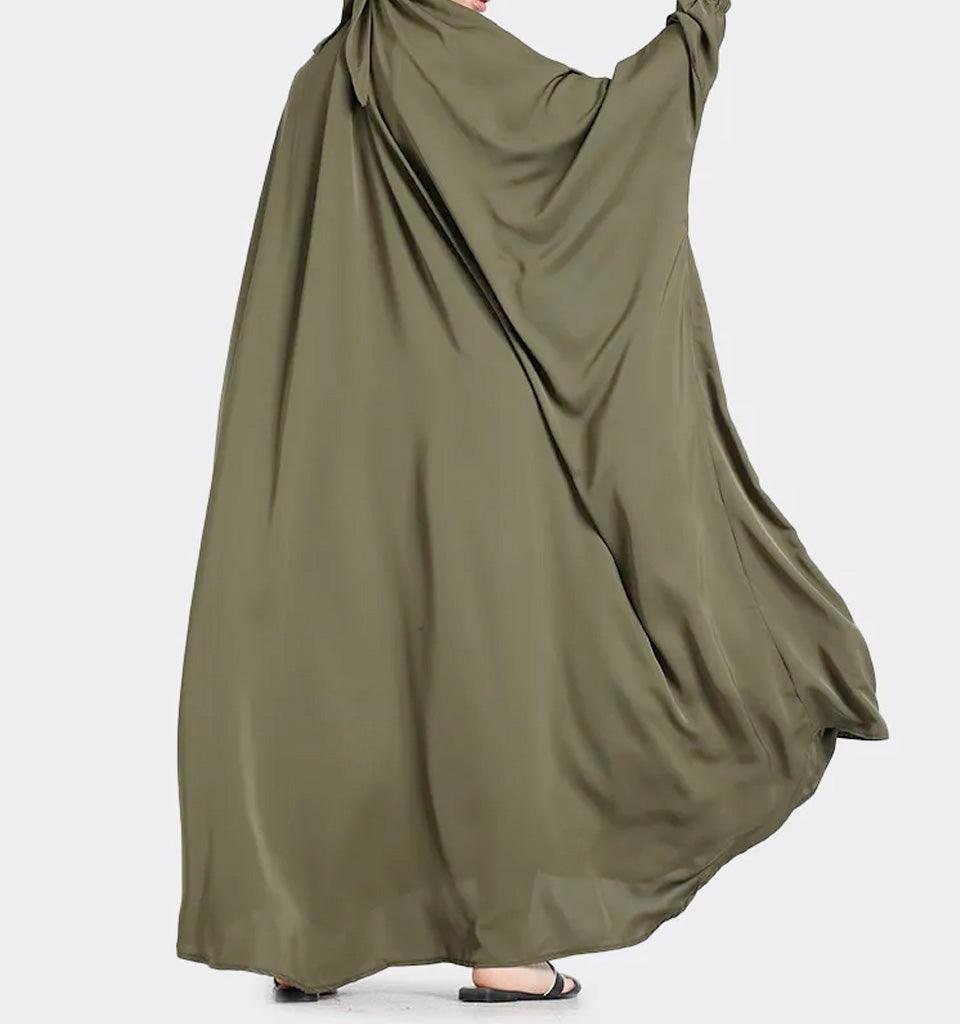 Olive 1 Piece Jilbab - Islamic Pixels