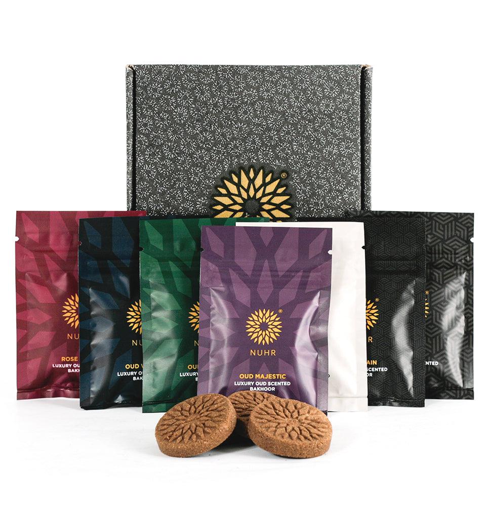Oud Bakhoor Bricks Selection Pack (7 Bricks) by NUHR Home - Islamic Pixels