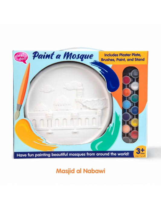 Paint a Mosque Plaster Painting Kit (Masjid Al Nabawi)