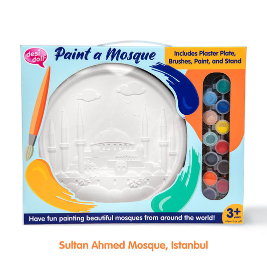 Paint a Mosque Plaster Painting Kit (Sultan Ahmed Mosque)