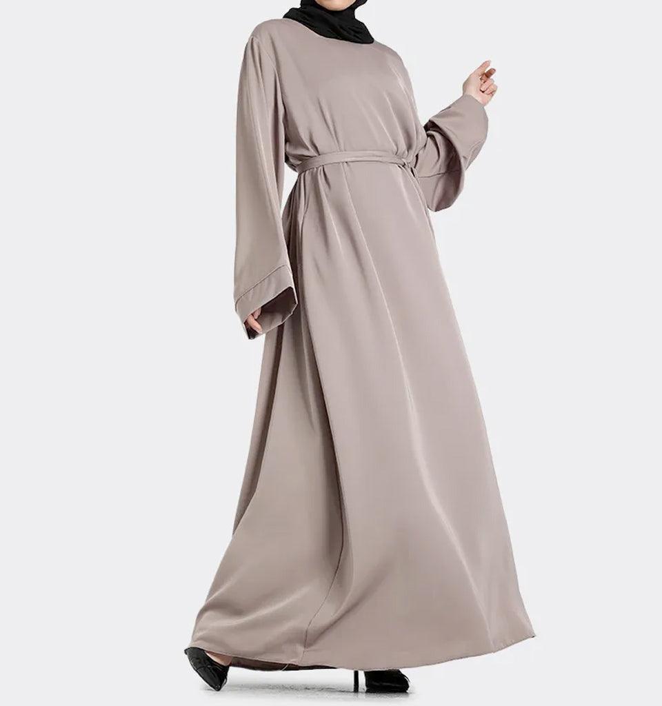 Stone Plain Abaya - Islamic Pixels