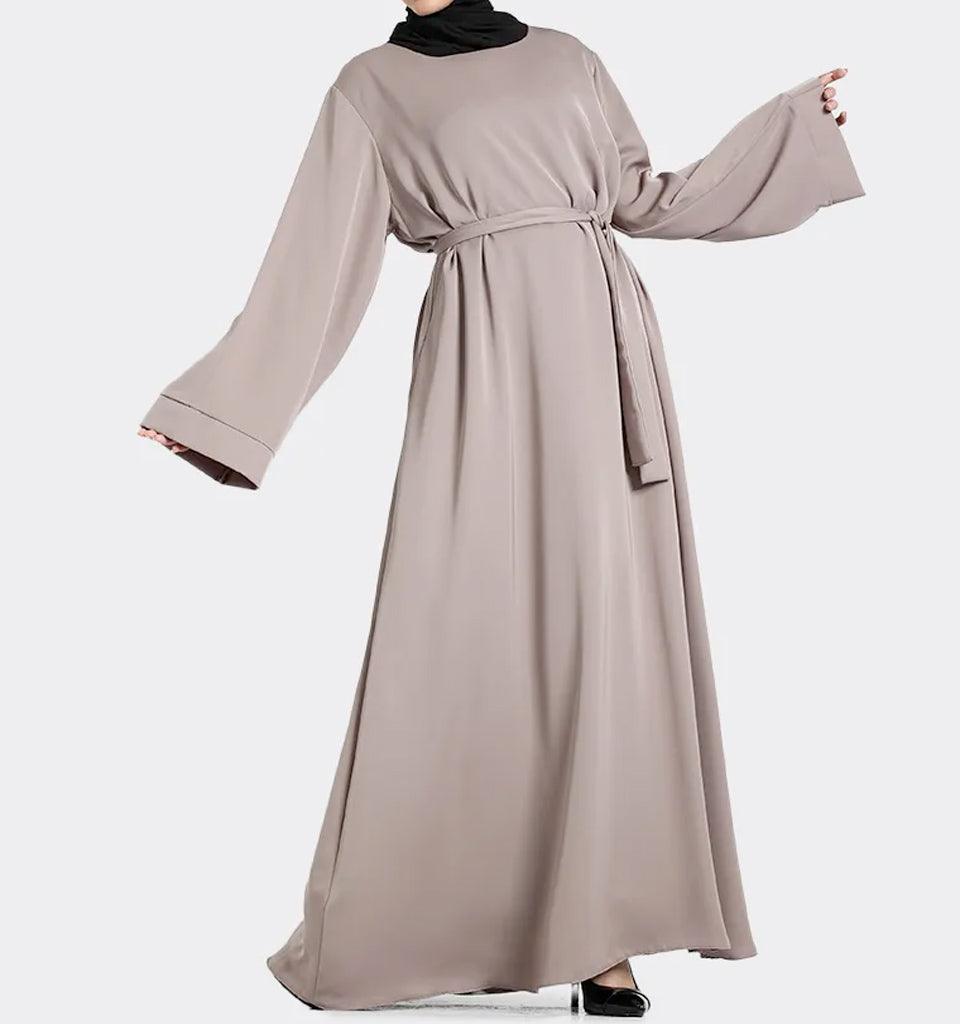 Stone Plain Abaya - Islamic Pixels