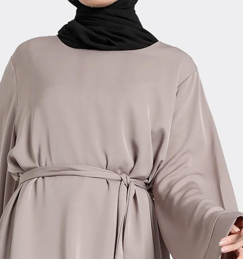 Stone Plain Abaya - Islamic Pixels