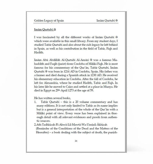 The Golden Legacy of Spain – by Shaykh Mufti Saiful Islam - Islamic Pixels