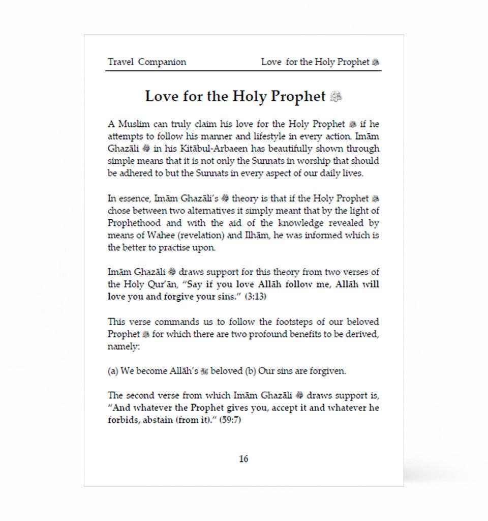 Travel Companion – by Shaykh Mufti Saiful Islam - Islamic Pixels