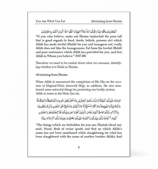 You are What you Eat – by Shaykh Mufti Saiful Islam - Islamic Pixels