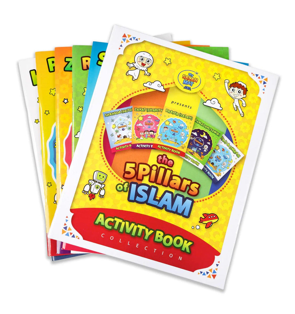 5 Pillars Activity Booklet Collection for Kids - Islamic Pixels