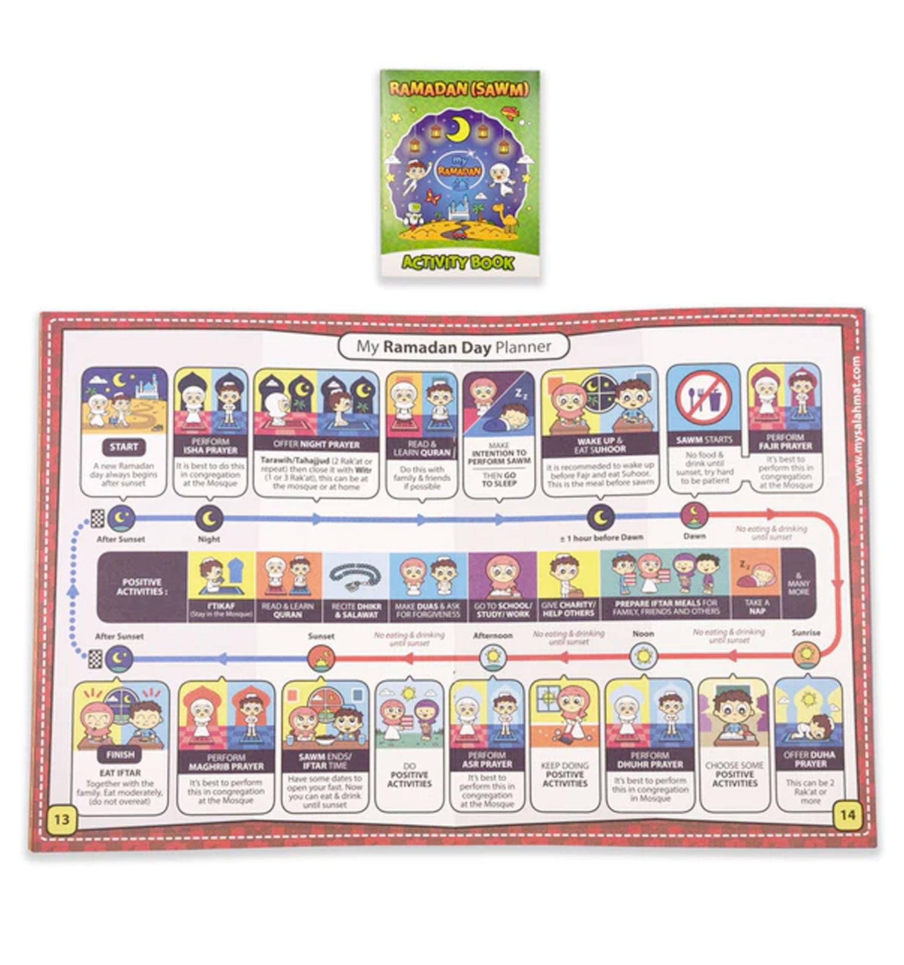 5 Pillars Activity Booklet Collection for Kids - Islamic Pixels