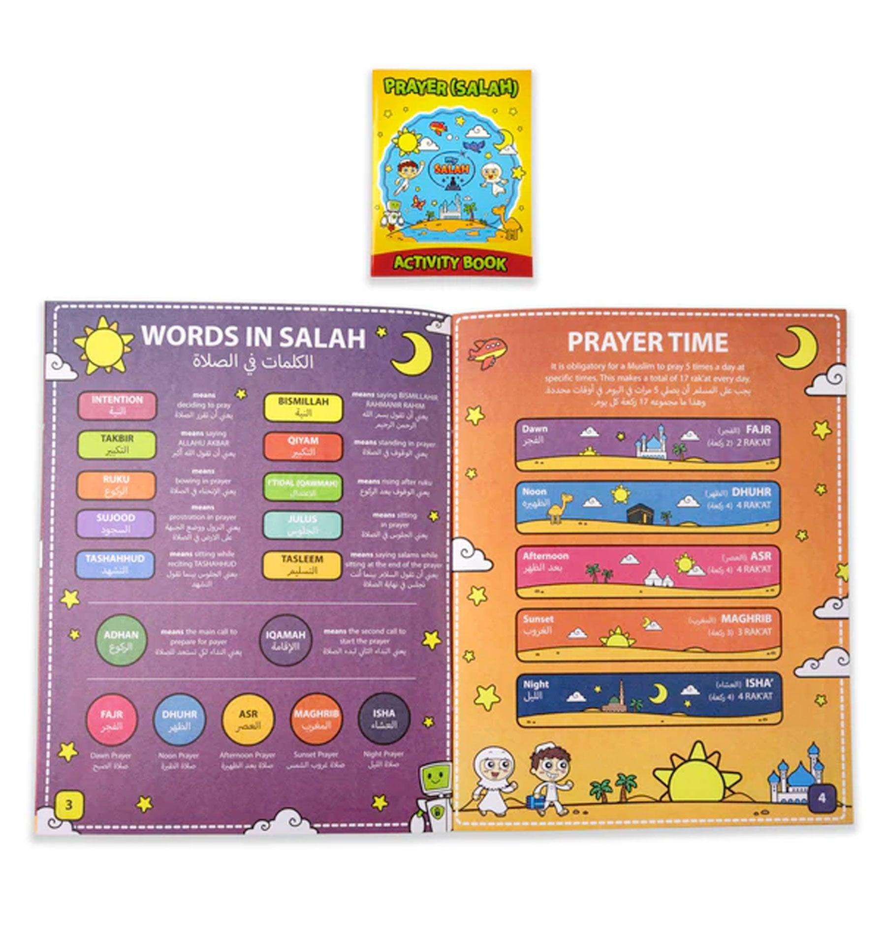 5 Pillars Activity Booklet Collection for Kids - Islamic Pixels