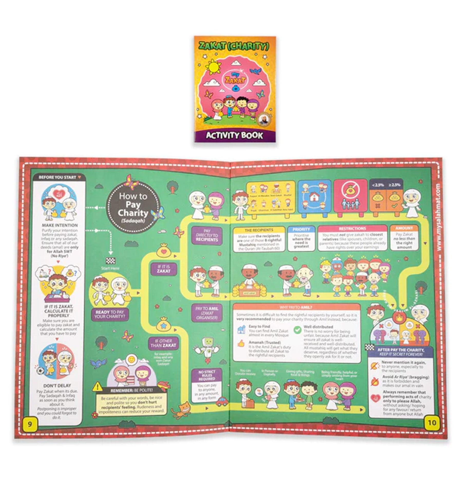 5 Pillars Activity Booklet Collection for Kids - Islamic Pixels