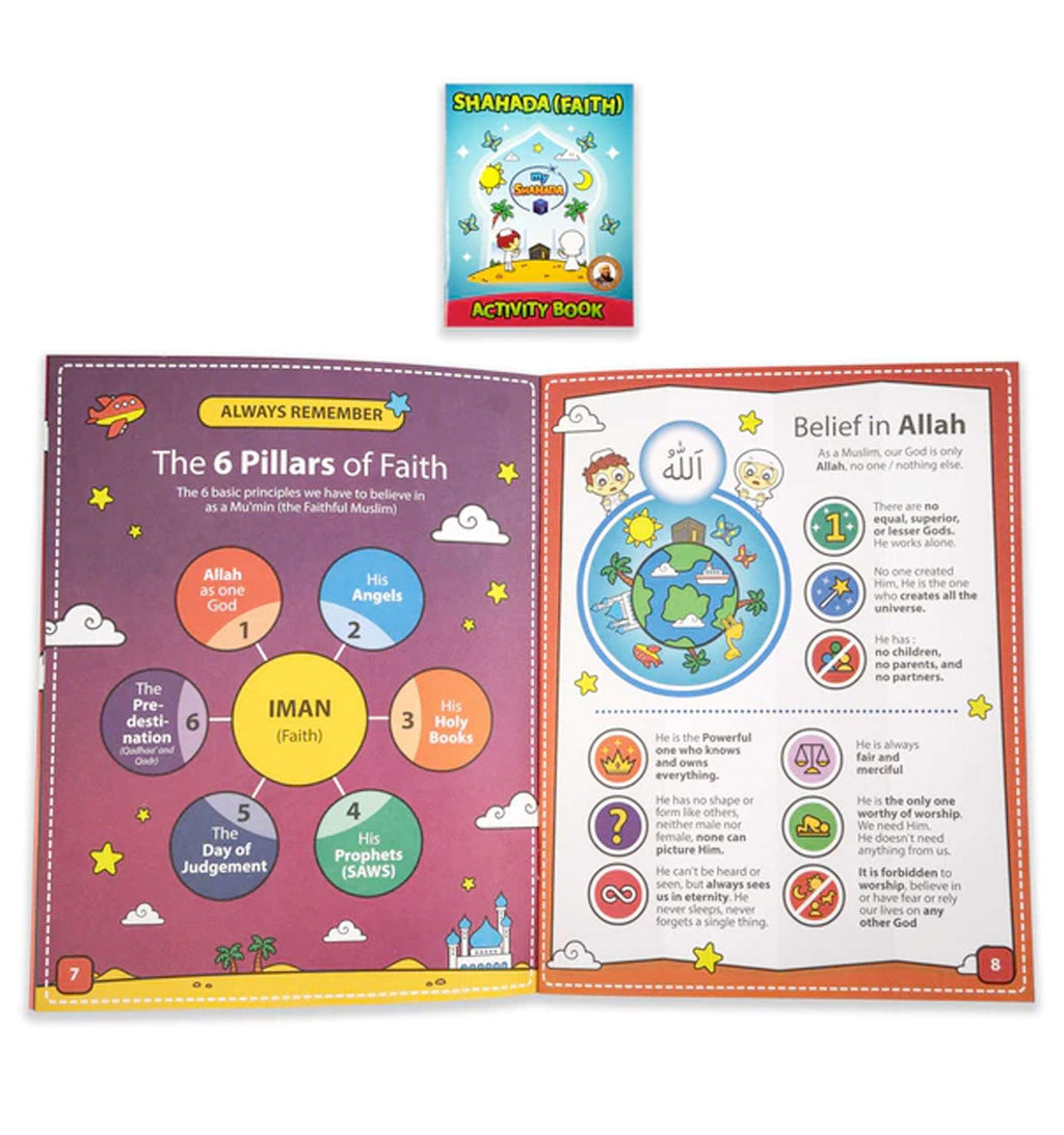5 Pillars Activity Booklet Collection for Kids - Islamic Pixels