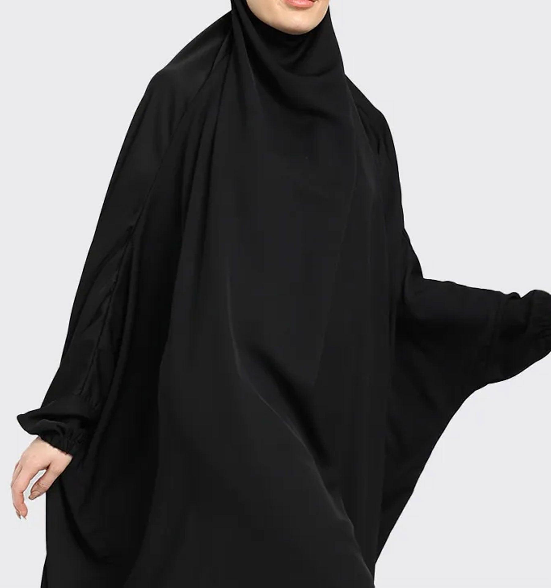 Black 1 Piece Jilbab - Islamic Pixels