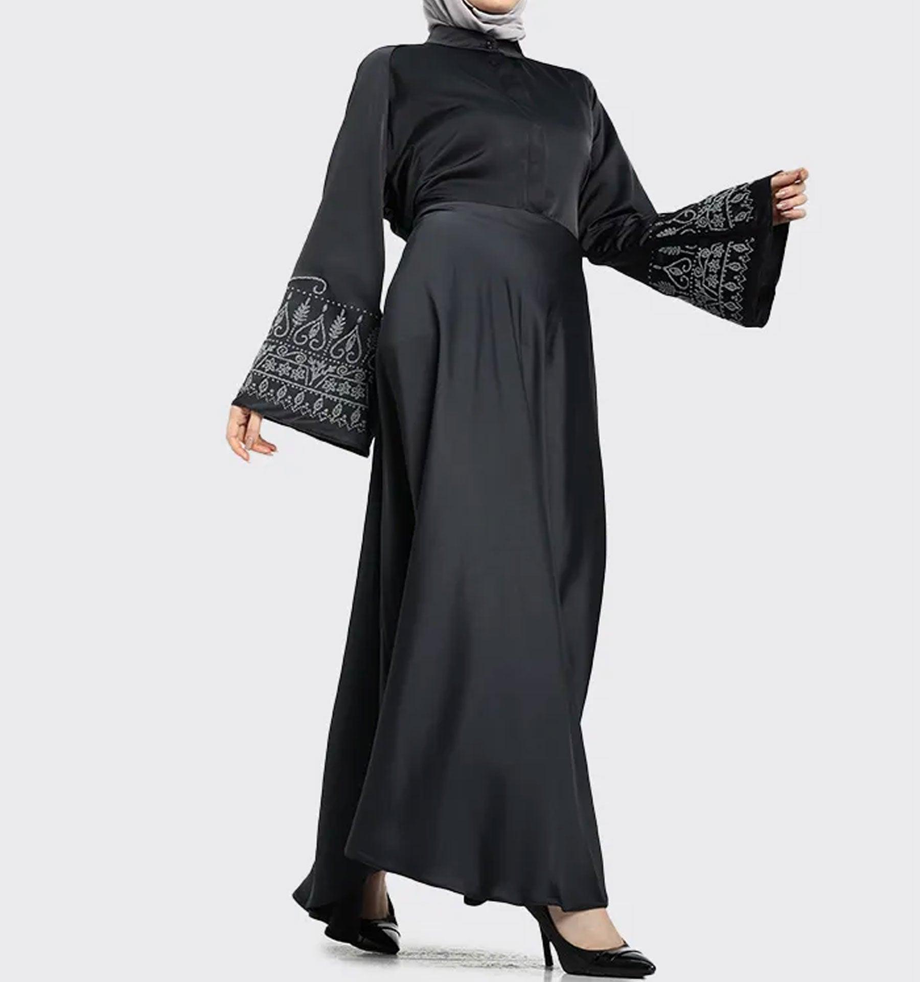 Black Anya Abaya - Islamic Pixels