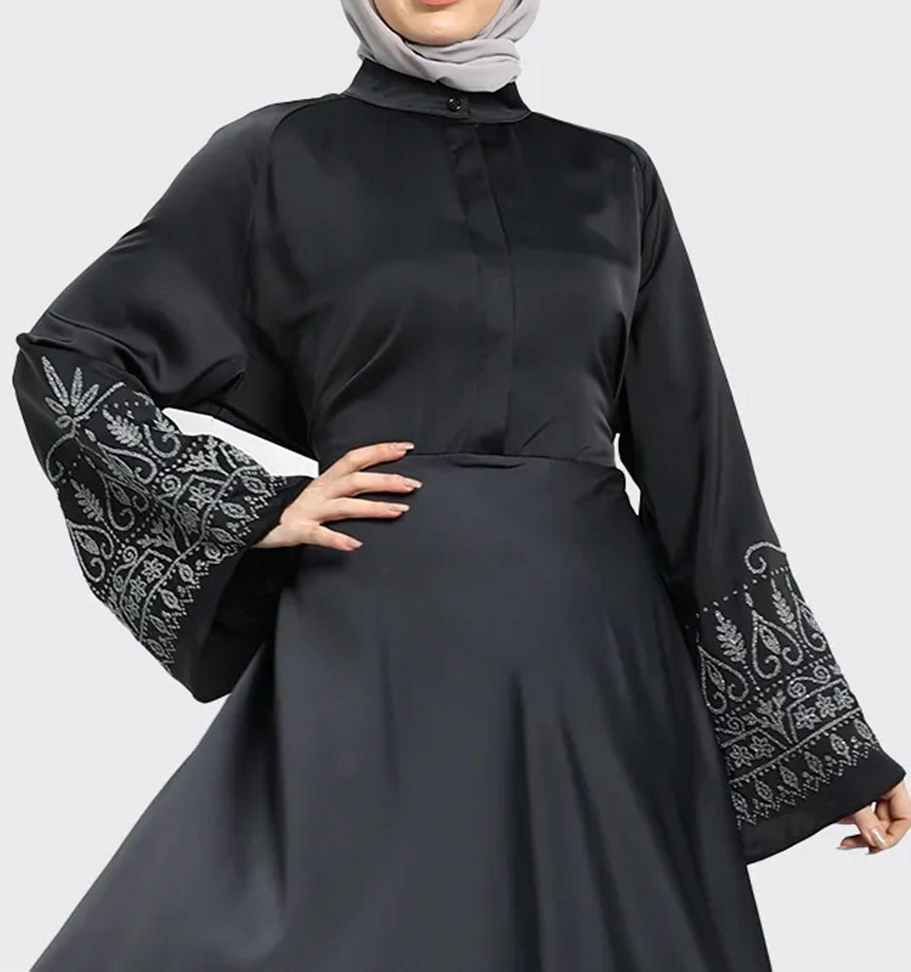 Black Anya Abaya - Islamic Pixels
