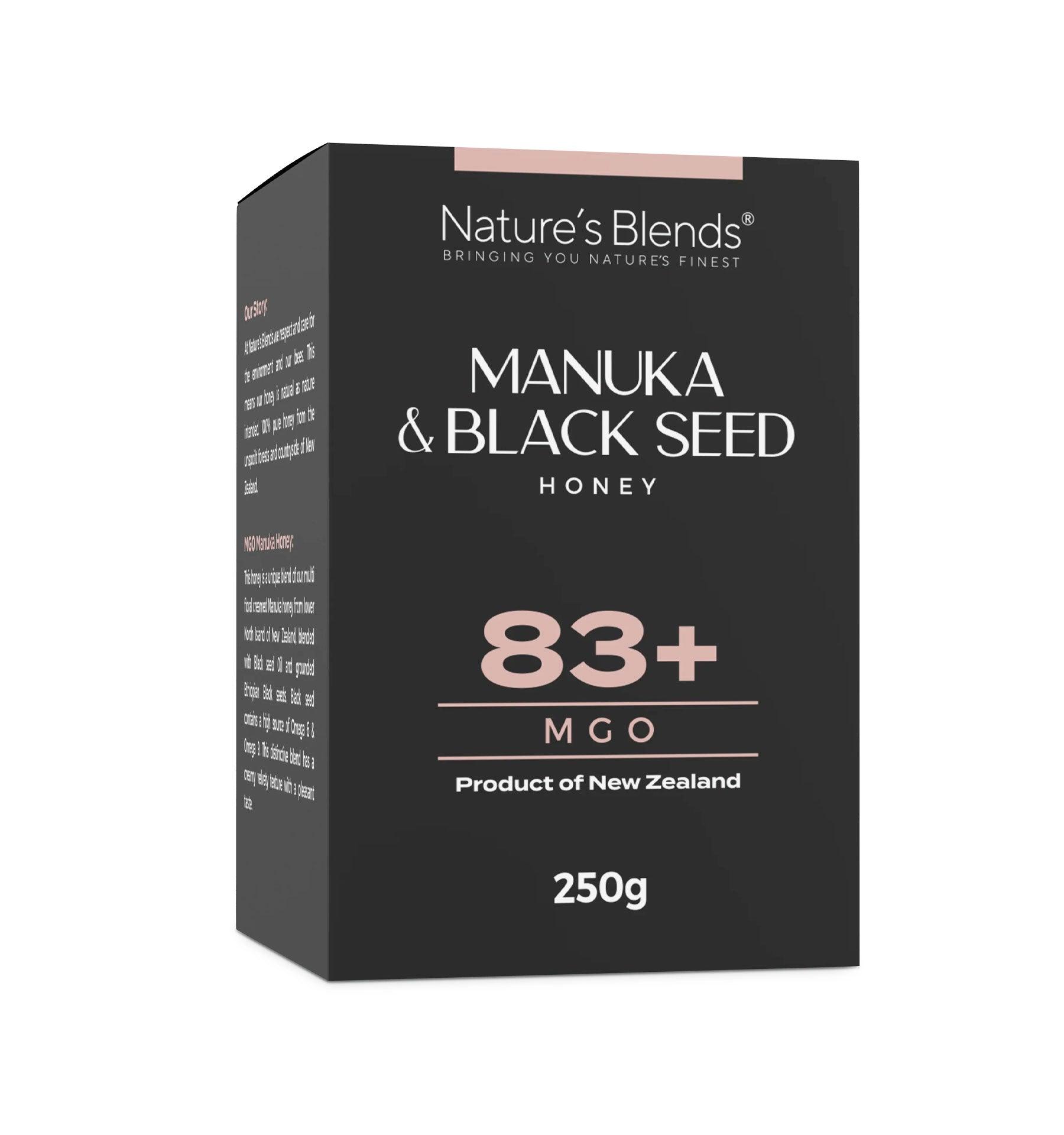 Black Seed & Manuka Honey 83+ MGO (250g) - Islamic Pixels
