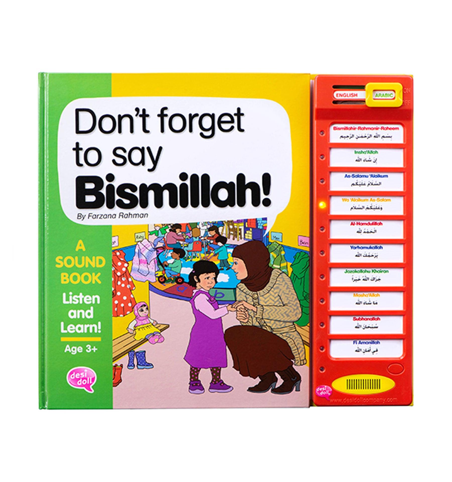 Don’t Forget to Say Bismillah Story Sound Book - Islamic Pixels