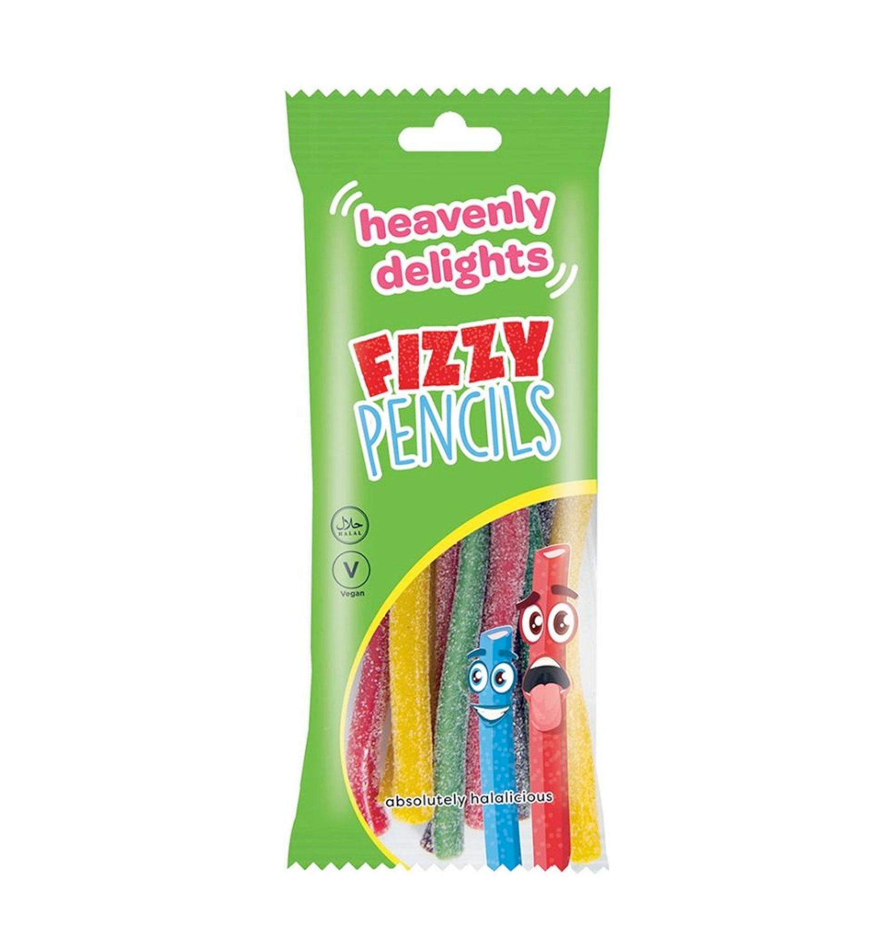Fizzy Pencils Sweets Bag (75g) - Islamic Pixels