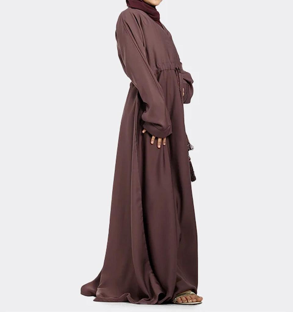 Girls Mauve Fozia Abaya - Islamic Pixels