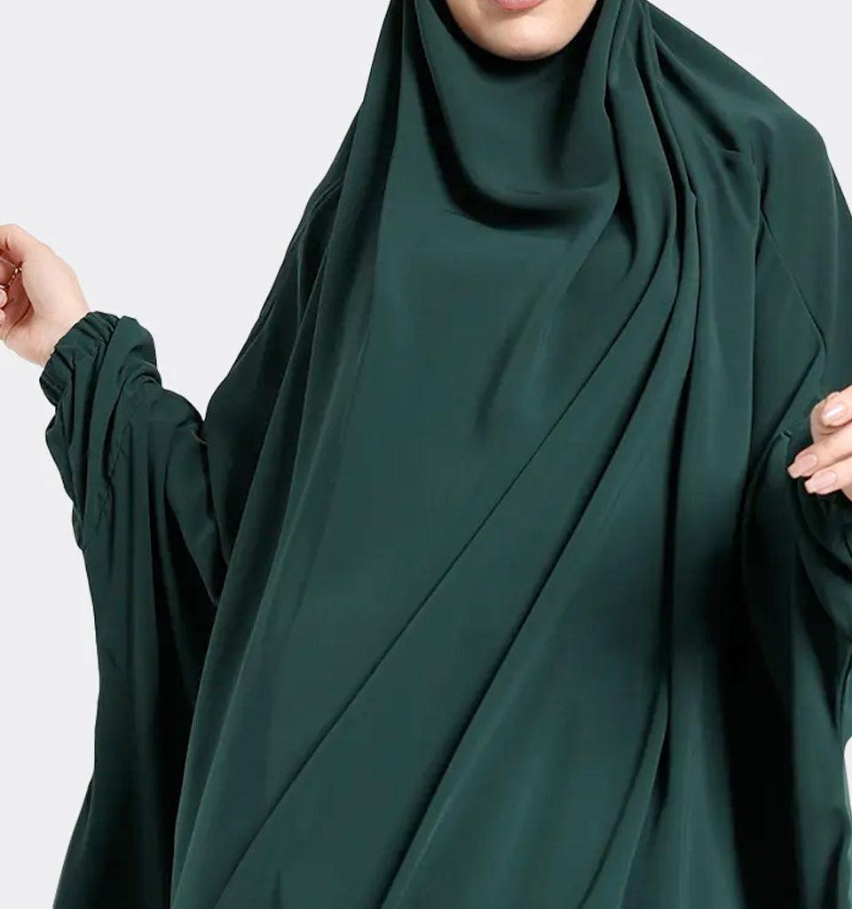 Green 2 Piece Jilbab - Islamic Pixels