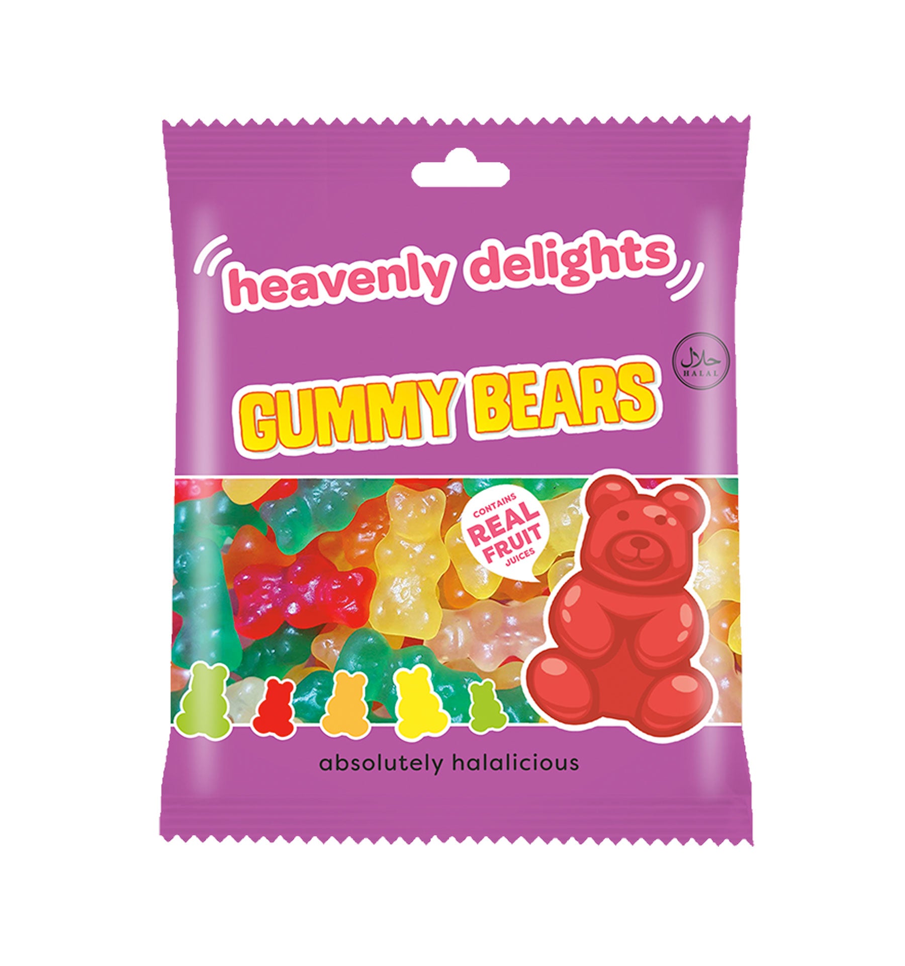 Gummy Bears Sweets Bag (80g) - Islamic Pixels