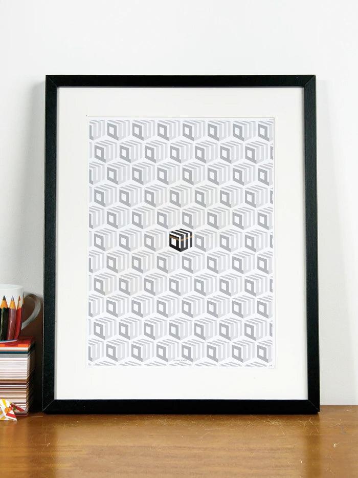 "Kaaba & Allah" Islamic Frame - Islamic Pixels