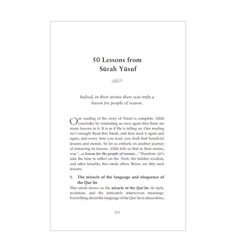 Lessons from Surah Yusuf - Islamic Pixels
