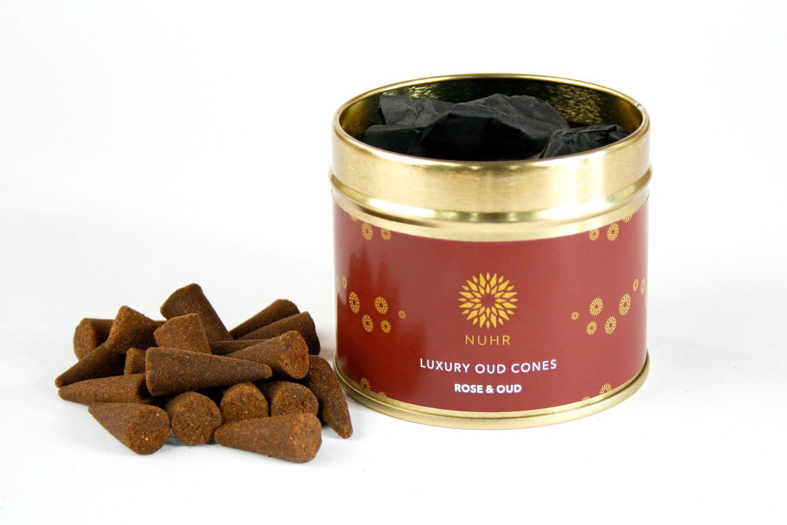 Rose and Oud Incense Cones - NUHR Home