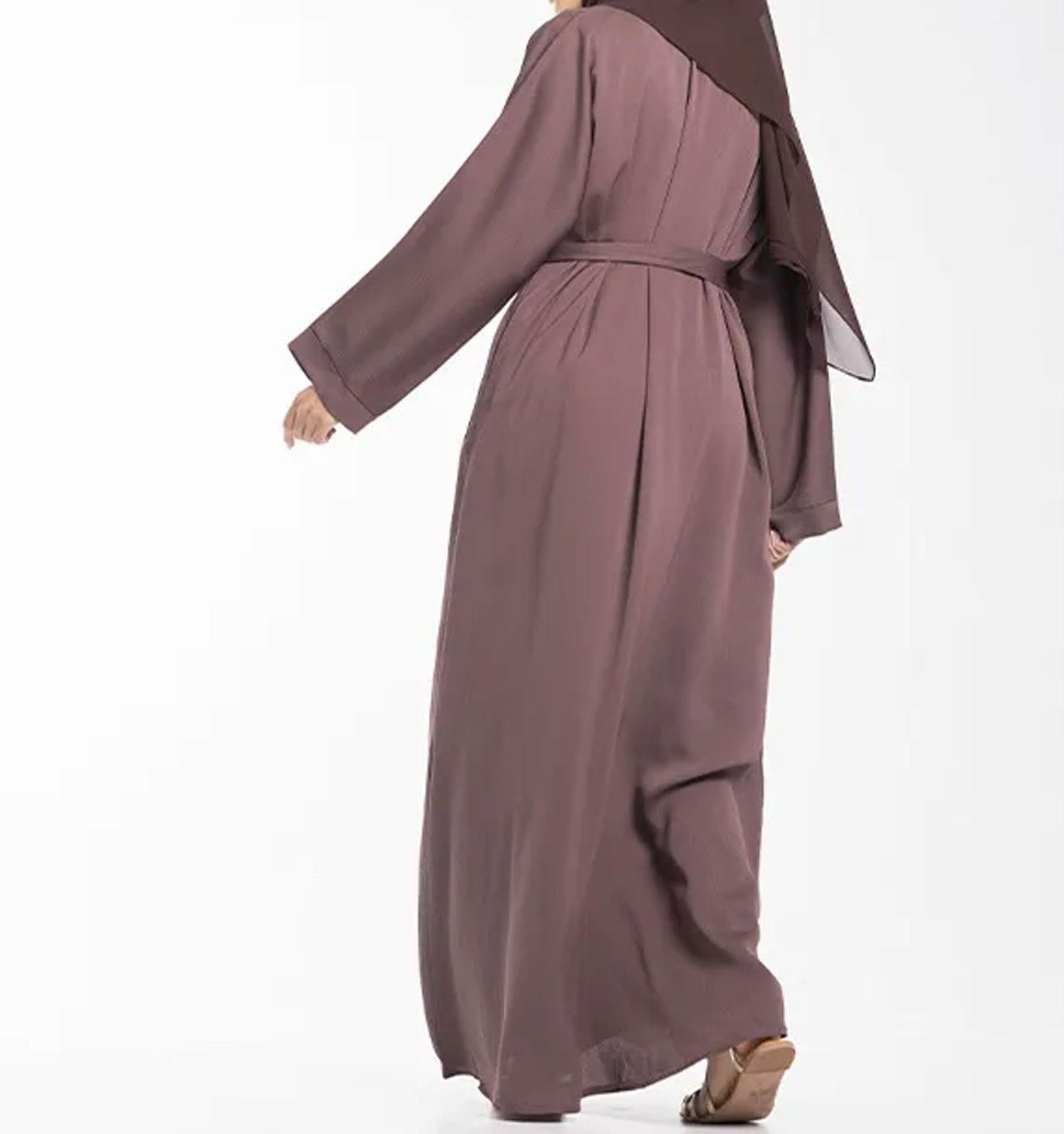 Mauve Akilah Abaya - Islamic Pixels