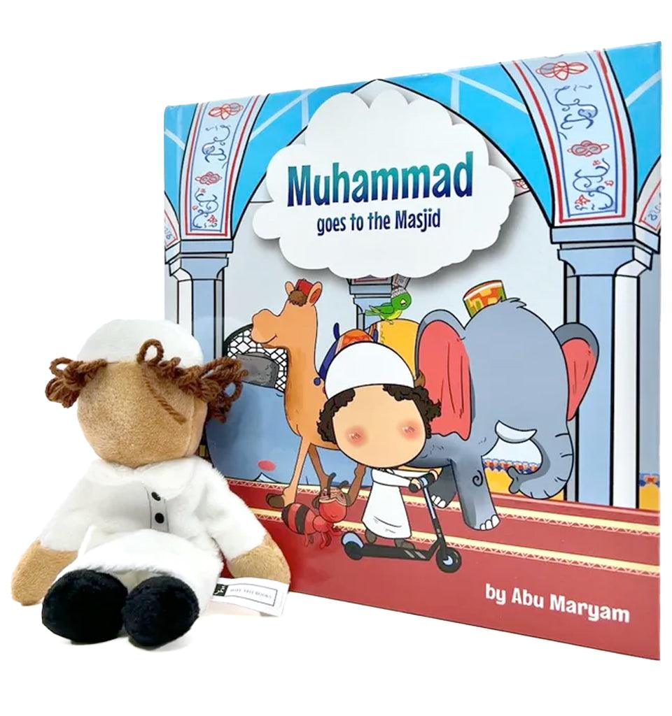 Muhammad Goes To The Masjid Children's Book includes Mini puppet - Islamic Pixels