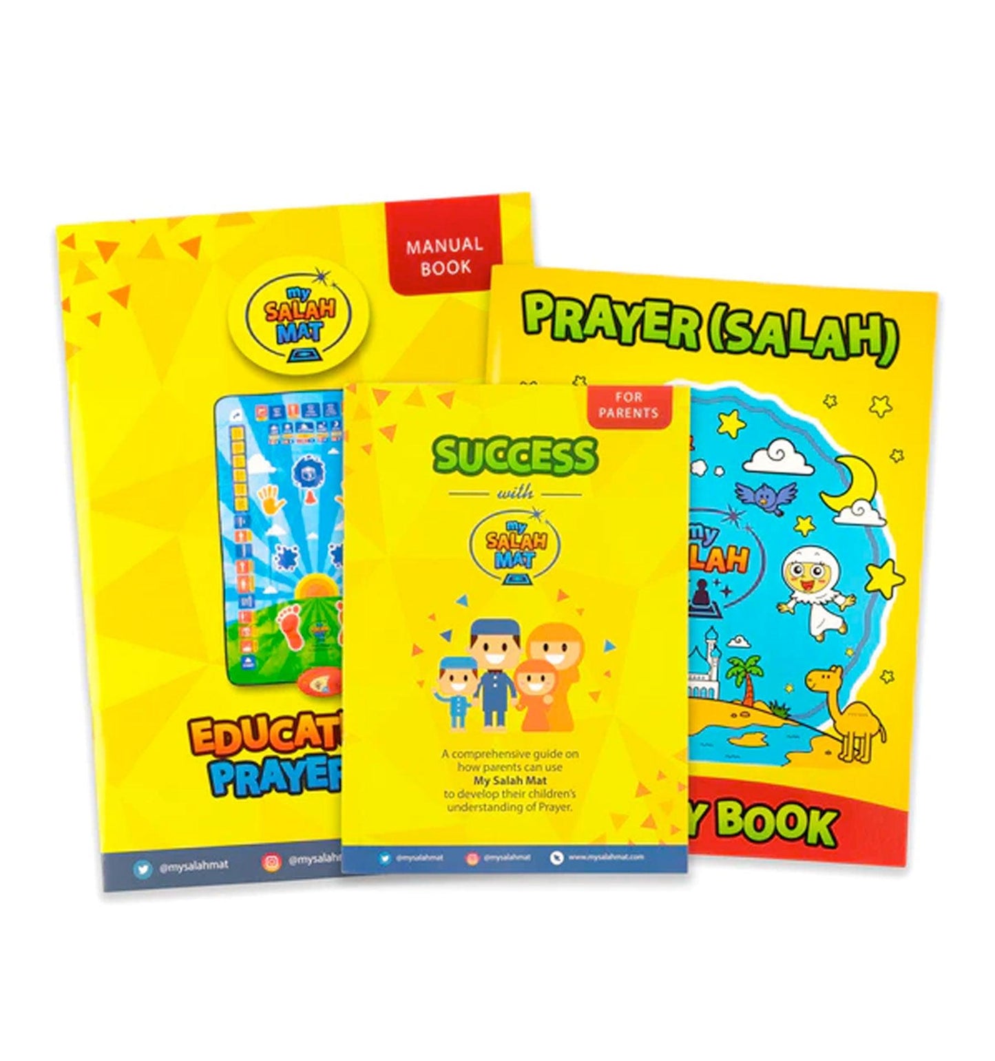 My Salah Mat Interactive Prayer Mat for Kids - Islamic Pixels