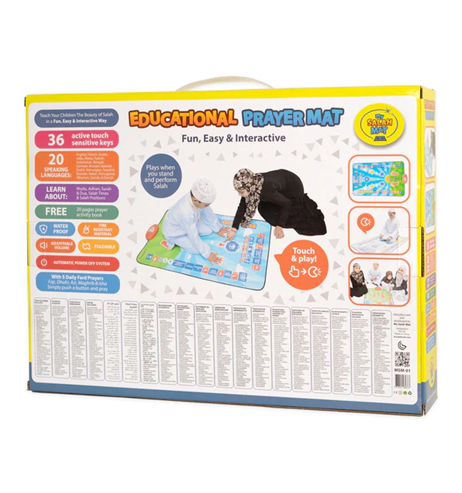 My Salah Mat Interactive Prayer Mat for Kids - Islamic Pixels