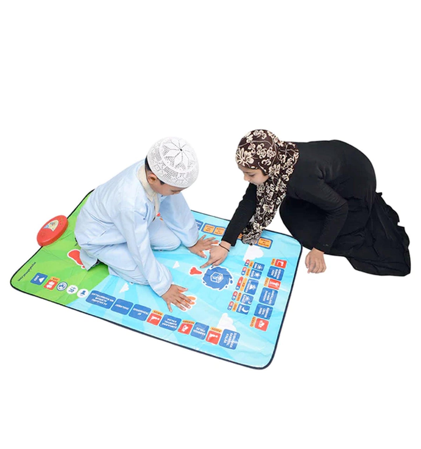 My Salah Mat Interactive Prayer Mat for Kids - Islamic Pixels