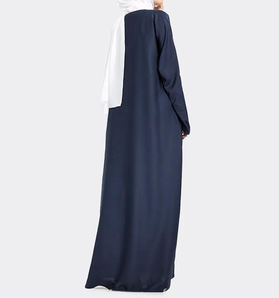 Navy Basic Abaya - Islamic Pixels