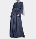 Navy Fozia Abaya - Islamic Pixels