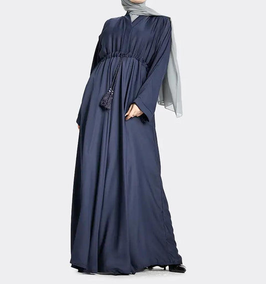 Navy Fozia Abaya - Islamic Pixels
