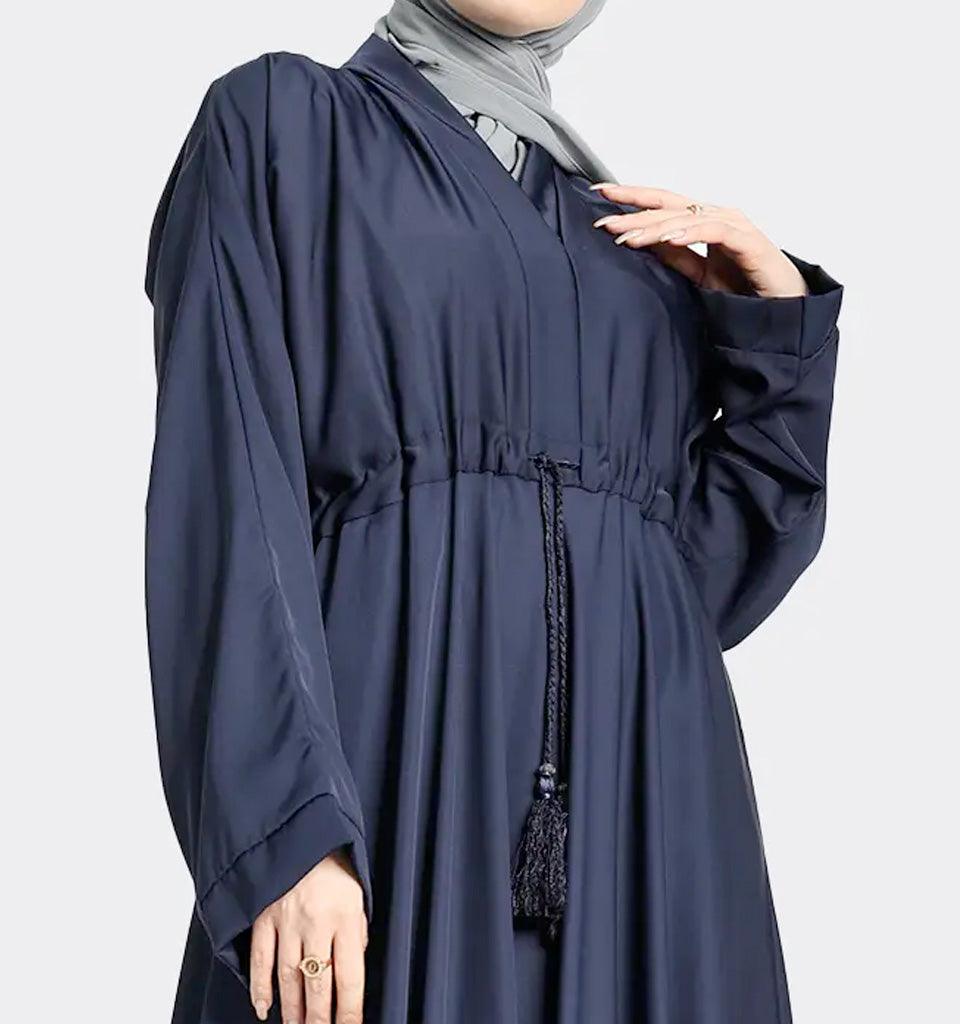 Navy Fozia Abaya - Islamic Pixels