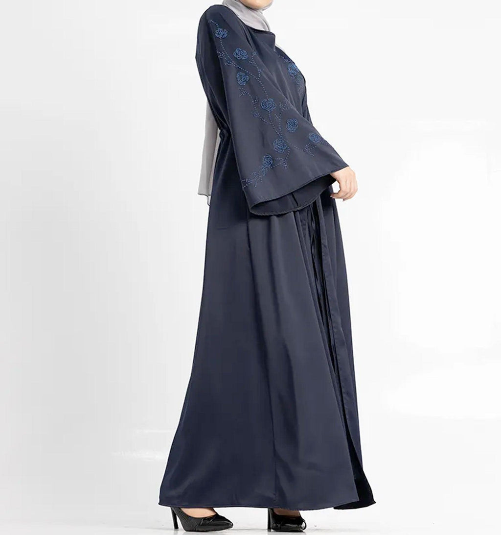 Navy Giaa 2-Piece Abaya - Islamic Pixels