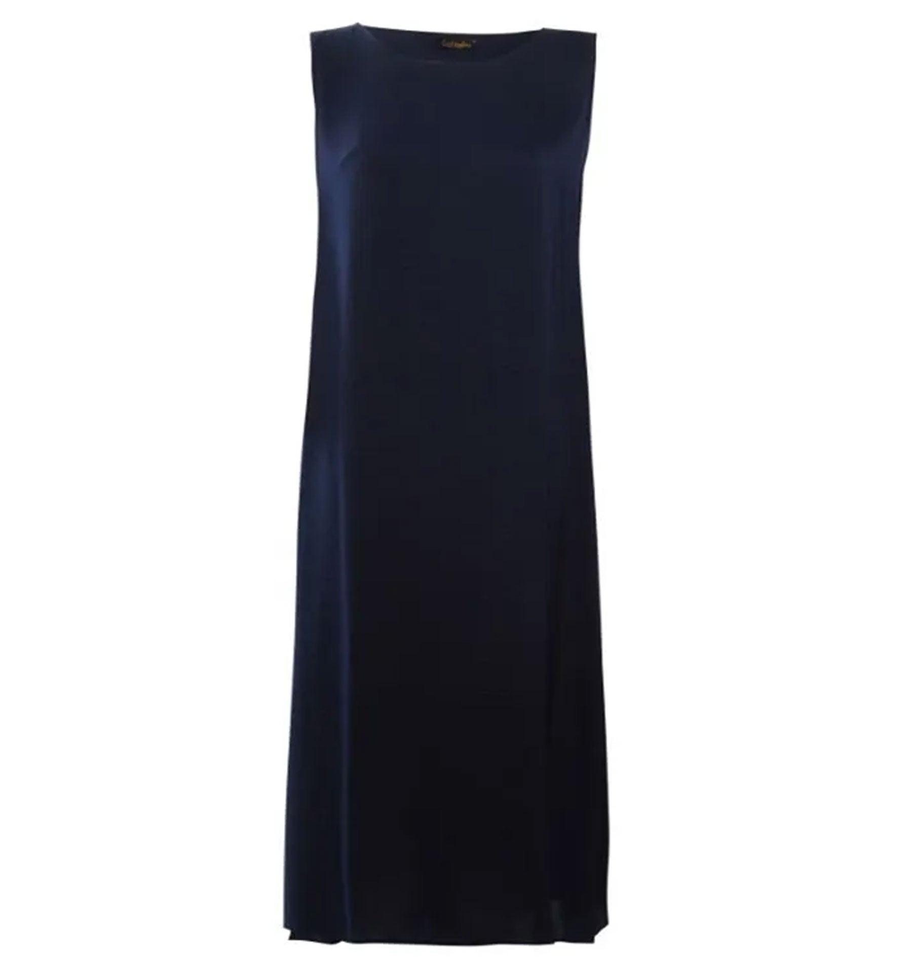 Navy Slip Dress - Islamic Pixels