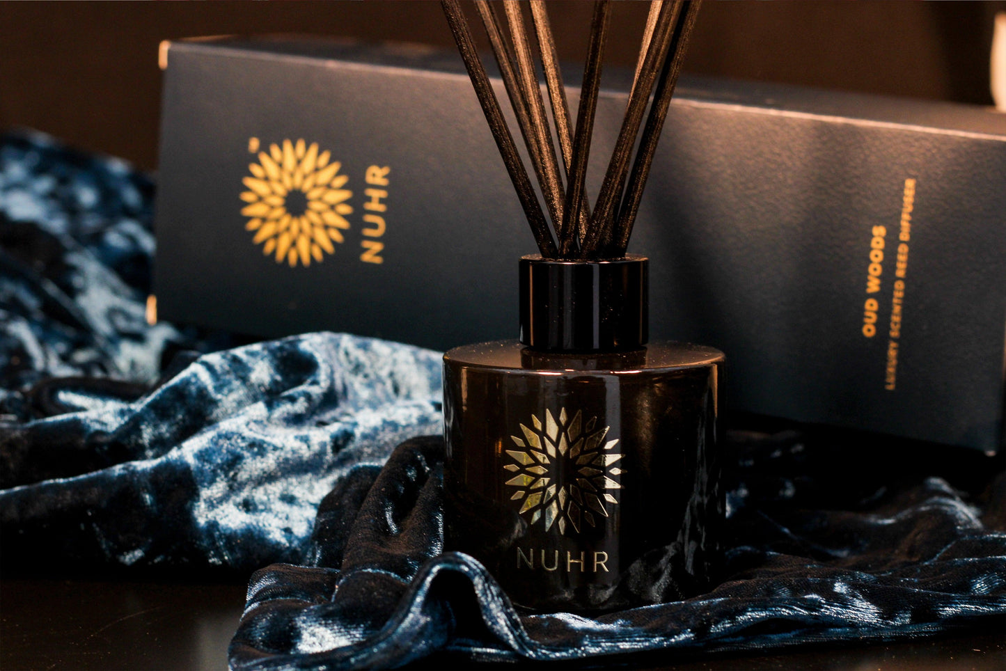 Oud Woods Luxury Reed Diffuser - Islamic Pixels