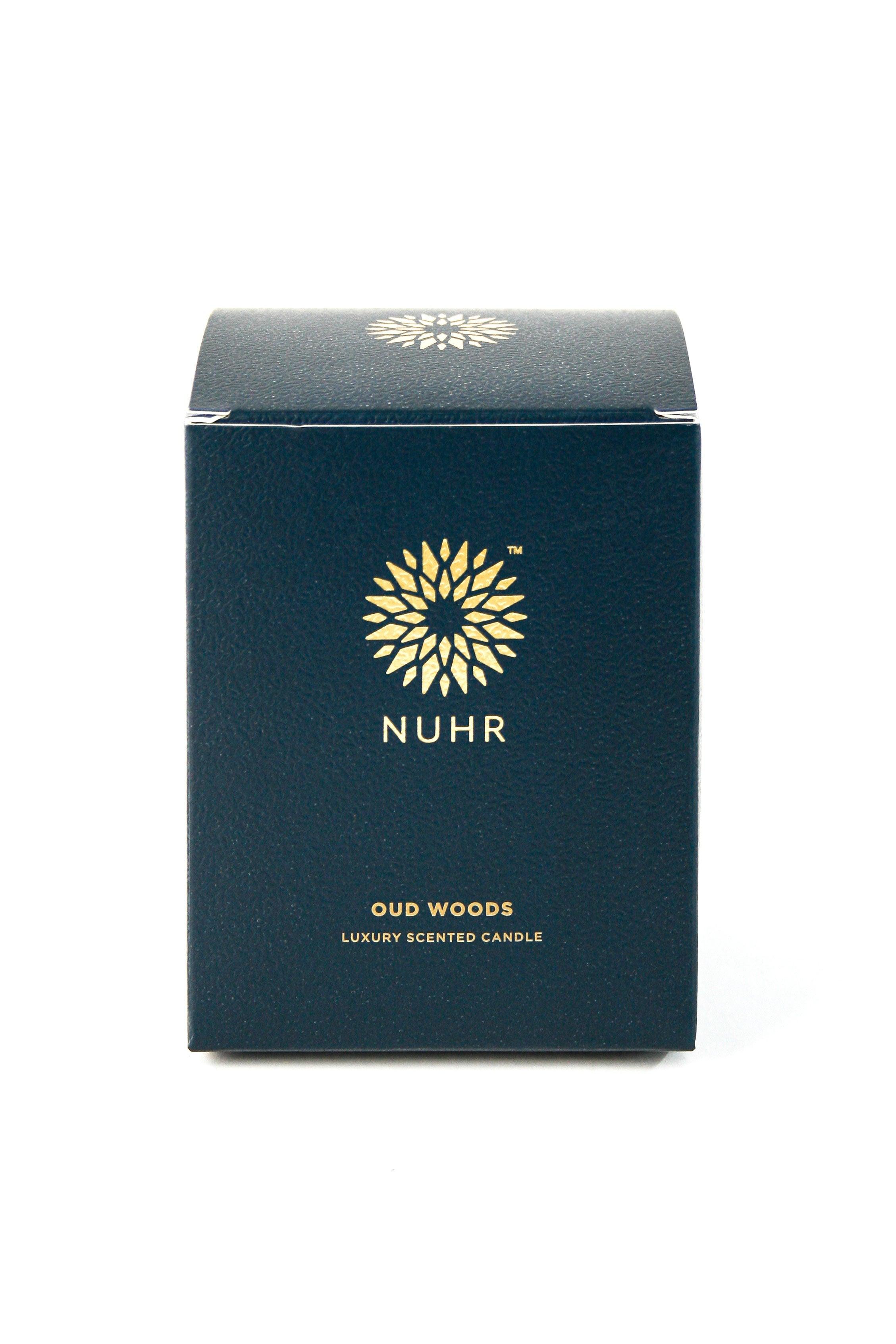 Oud Woods Luxury Scented Candle - Islamic Pixels