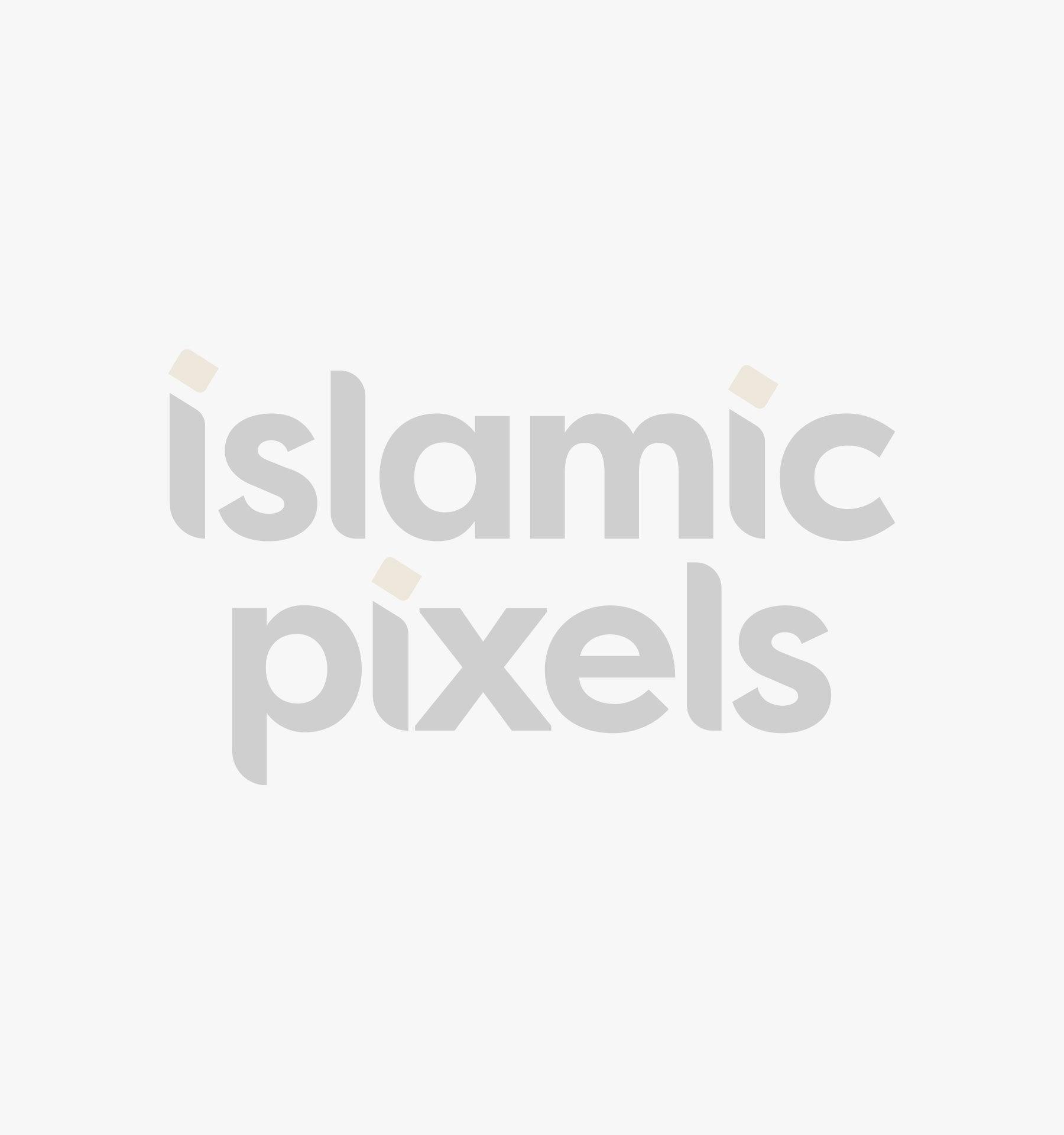 Plum Simple 2-Piece Abaya - Islamic Pixels