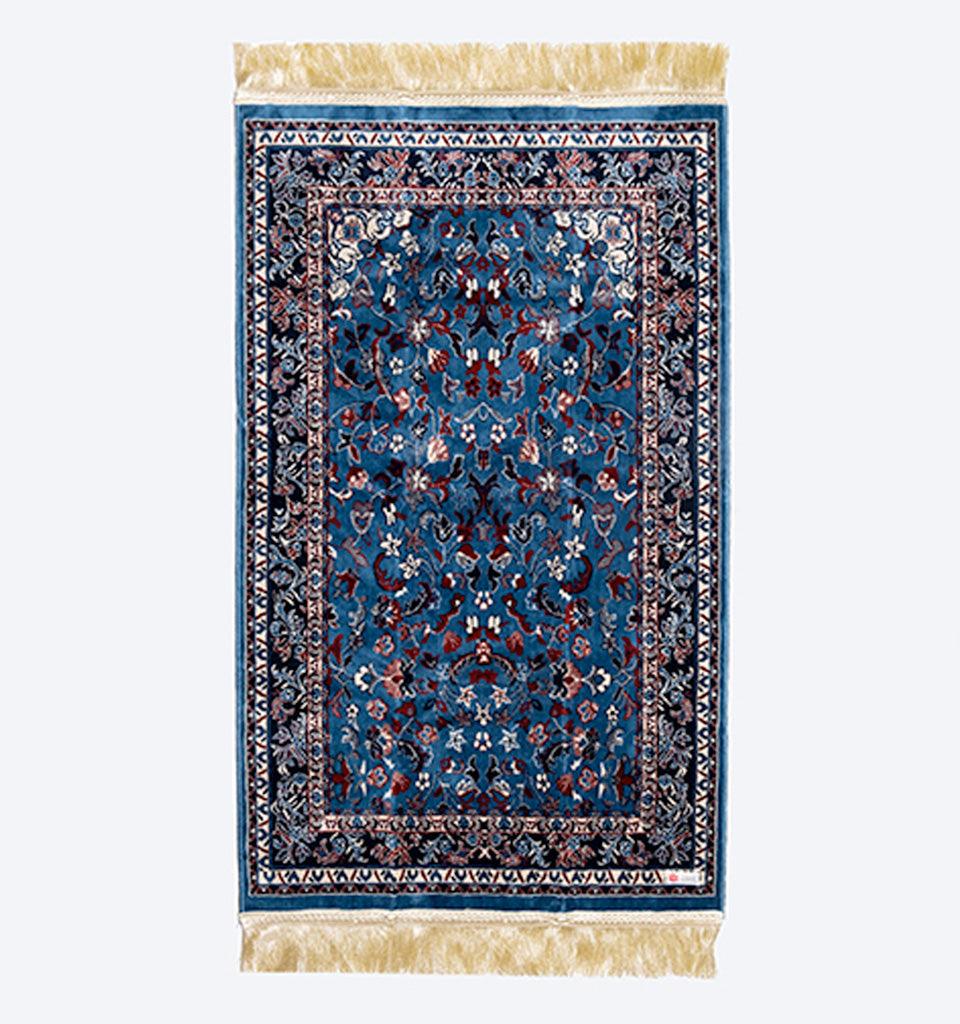 Prayer Mat (Musallah) - Petroleum Blue - Islamic Pixels