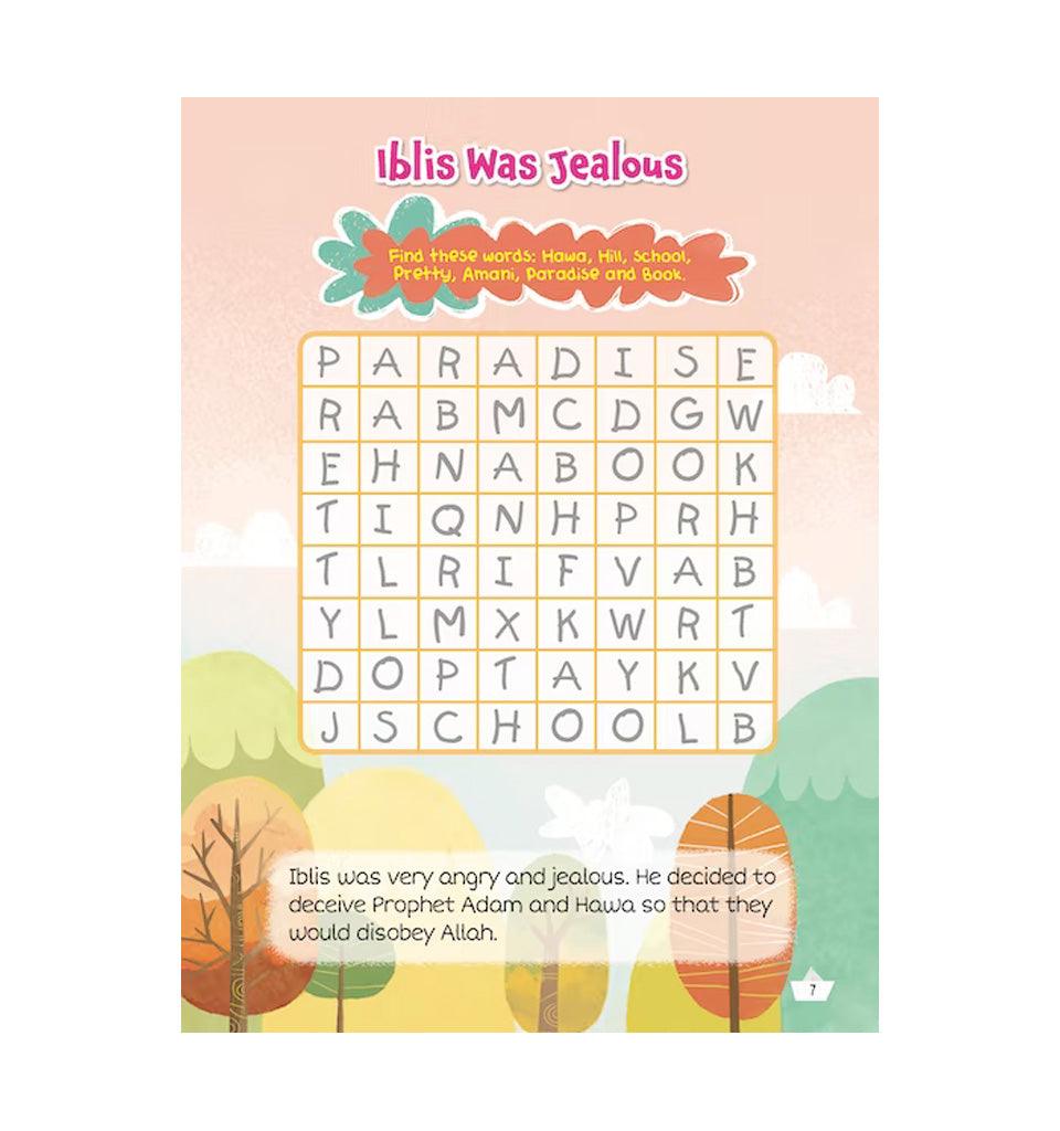 Prophet Adam and Wicked Iblis Activity Book - Islamic Pixels