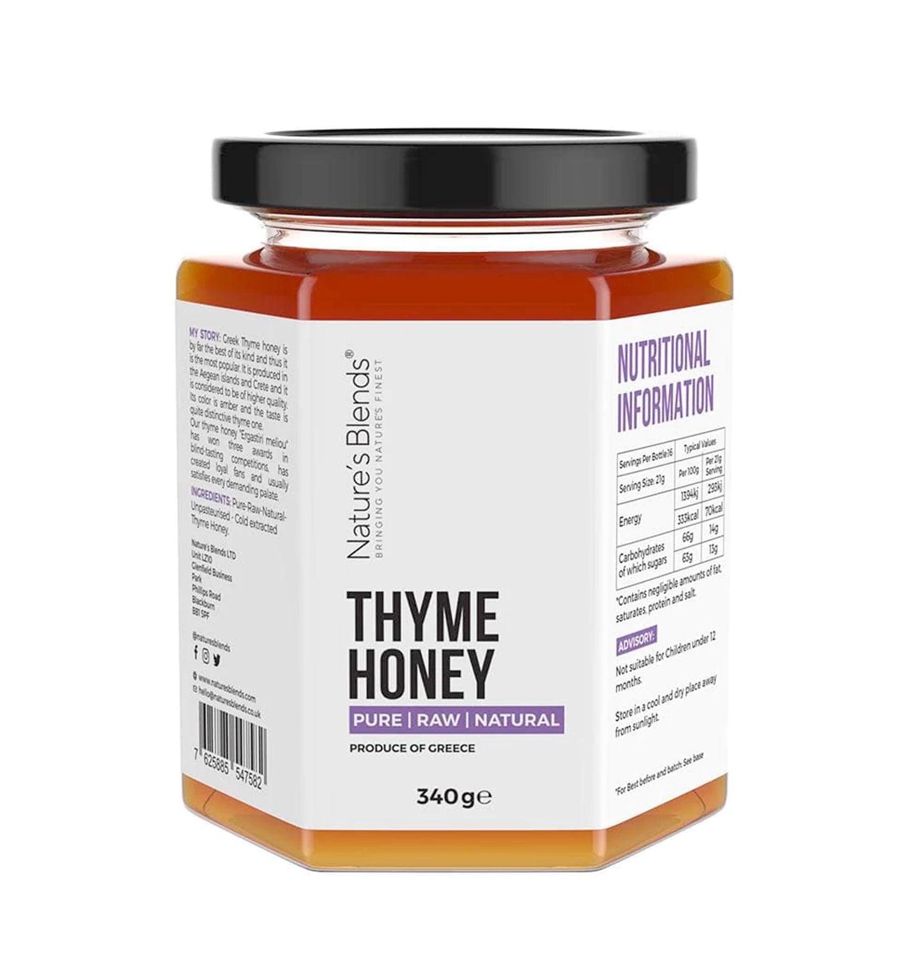 Raw Thyme Honey (340g) - Islamic Pixels