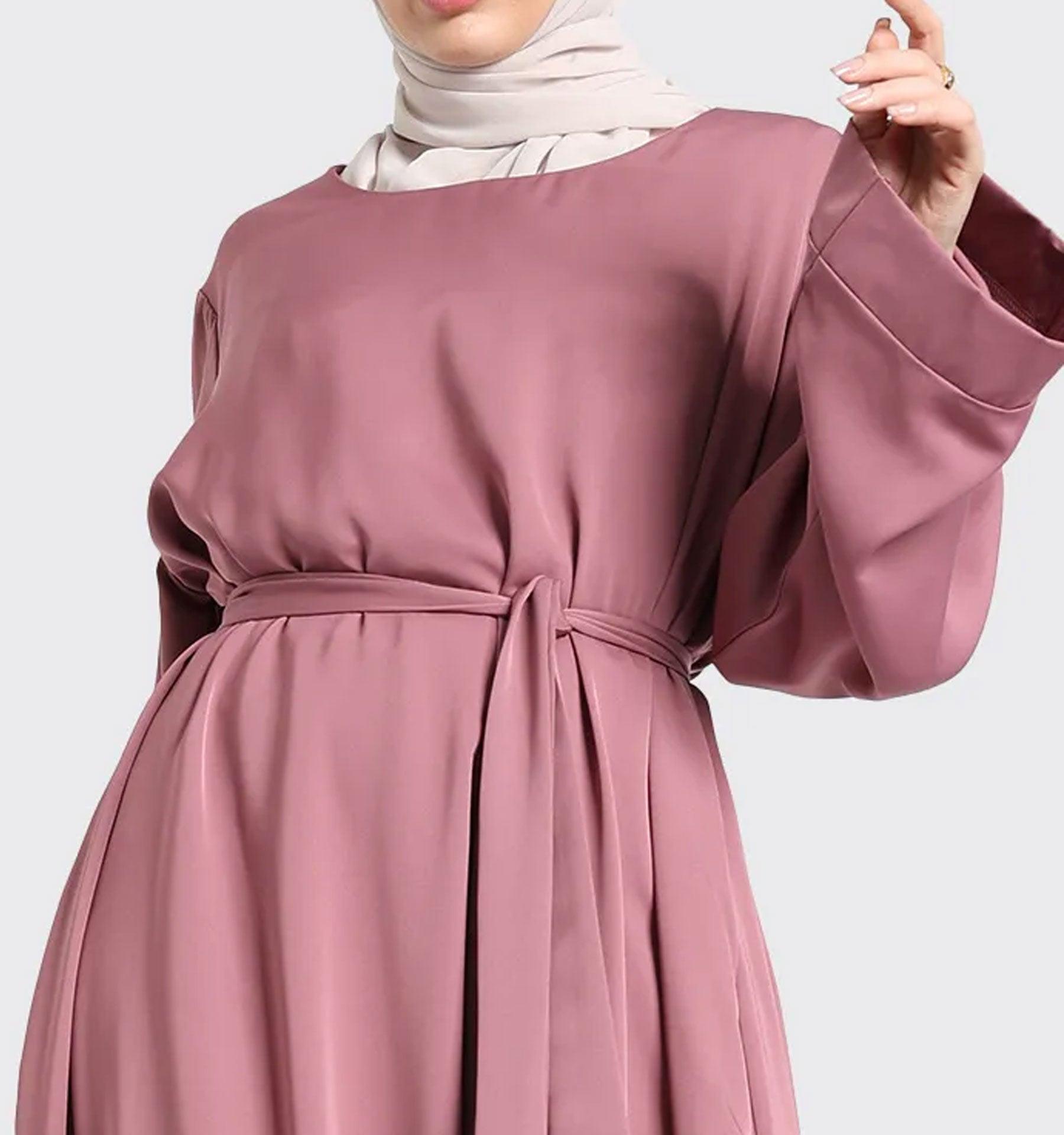 Rose Plain Abaya - Islamic Pixels
