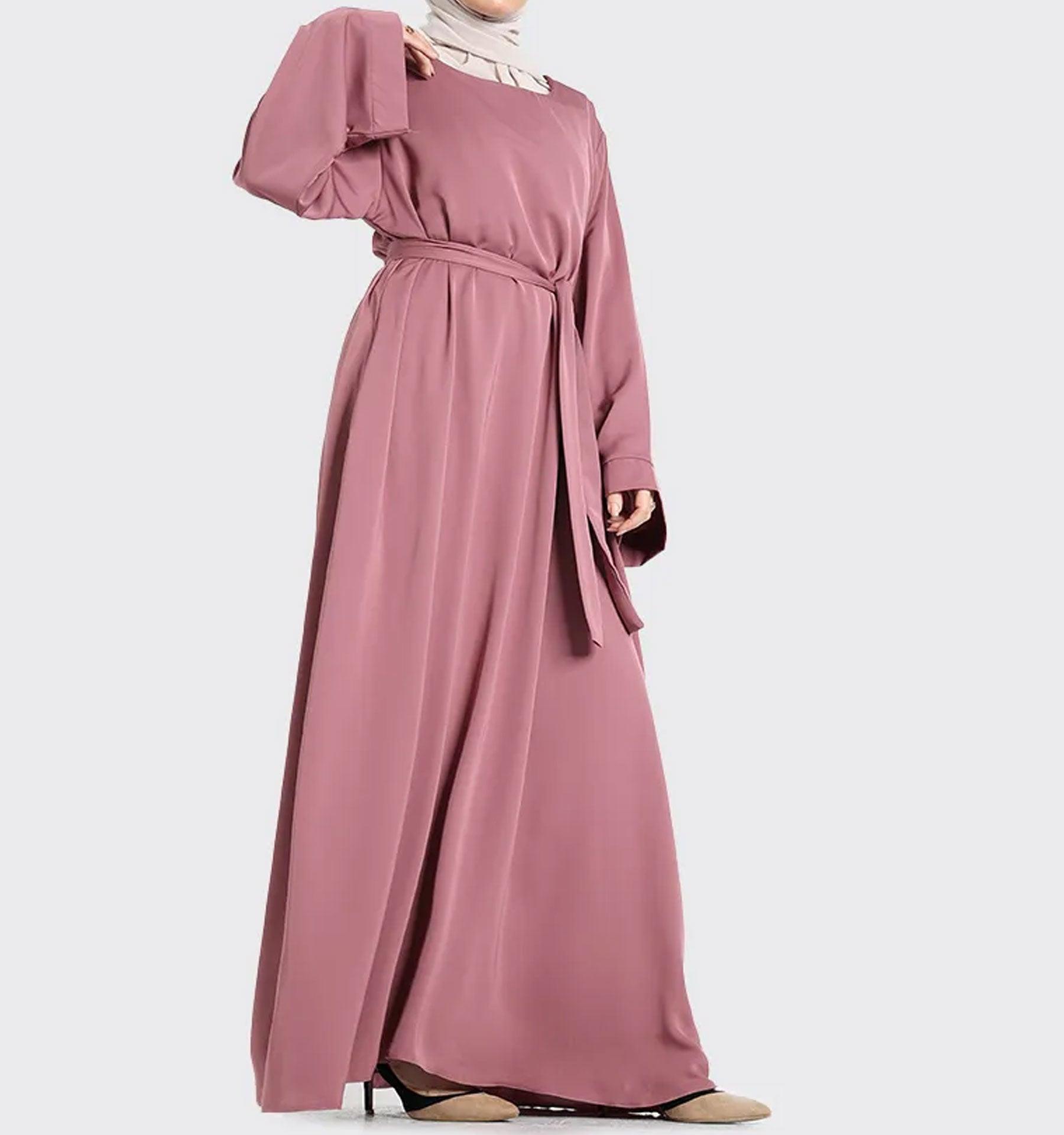 Rose Plain Abaya - Islamic Pixels