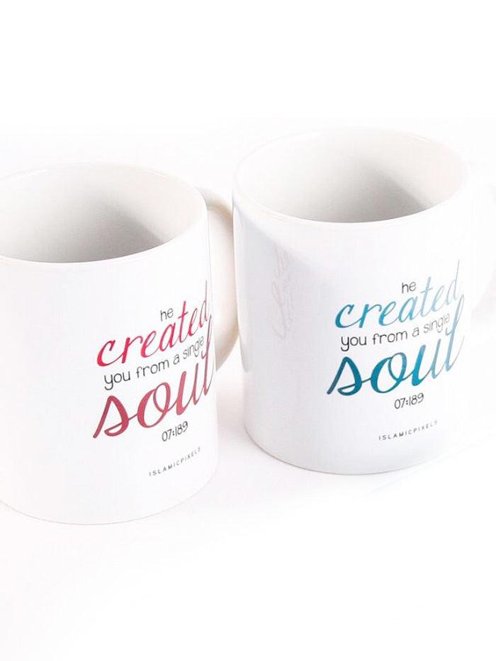 "Sole Mates" His & Her Mug Set - Islamic Pixels