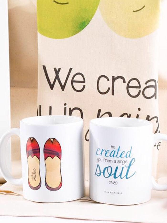 "Sole Mates" His & Her Mug Set - Islamic Pixels